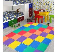 Interlocking EVA Foam Play Mat Kids Children Toddler Puzzle for Floor Protection - Sensory Babies Carpet Crawling Rug (50-Mats)