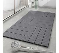 Interlocking Floor Tiles for Patio, Garden, Pool, and Bathroom - Easy Installation and Durable Plastic Design