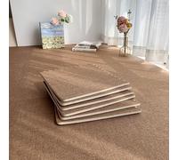 Interlocking Floor Tiles, Washable and Sound Insulating for Indoor Floor Protection, with Edgings for Easy Installation, 60cm/3 Pieces