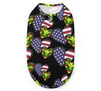 Interlocking Hearts USA Tribal Kanakaaoli Flag 3D Printed Dog Clothestylishleeveless Doghirts Vest Breathable Pet Tank Top Teesweatshirt XX-Large