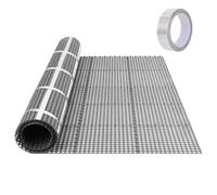 Interlocking Mattress Underlay 83" L x 59" with Aluminum Tape RV Under Mattress Modular Under Mattress Pad for RV Boat Camper Creating The Bed Air Dry and Flow（Queen）