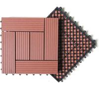 Interlocking Patio Deck Tiles, Interlocking Deck Tiles 30x30cm Acacia Wood Multicolor 1/11/22 Pcs