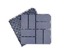 Interlocking Plastic Flooring Tiles - All Weather Composite Decking - DIY Patio Pool Balcony Installation