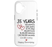 Interlocking Red Hearts Love Symbol Romantic Design Case for iPhone 16