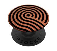 Interlocking Spiral Pattern | Sacred Geometry Inspired Line PopSockets Adhesive PopGrip