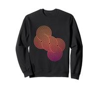 Interlocking Spiral Pattern | Sacred Geometry Inspired Line Sweatshirt