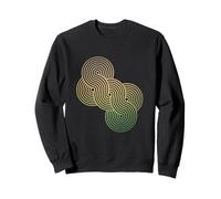 Interlocking Spiral Pattern | Sacred Geometry Inspired Line Sweatshirt