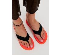 Interlude Thong Sandals by FP Vegan Collection at Free People in Black/Red Combo, Size: US 8 - female