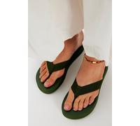 Interlude Thong Sandals by FP Vegan Collection at Free People in Olive, Size: US 10 - female