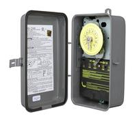 Intermatic T104R 208-277-Volt DPST 24 Hour Mechanical Time Switch with Outdoor Case