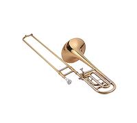 Intermediate Bb Flat Tenor Trombone With F Attachment Including Mouthpiece Carry Case Gloves Cleaning Cloth