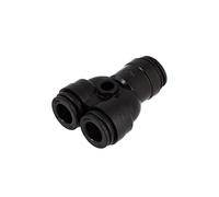 Intermediate Fitting Metric Y Splitter Two Way 8mm Pack of 1
