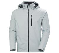 Helly Hansen Sport Crew Hooded Midlayer Sailing Jacket 2.0 Size Med Grey 40300-75299-04