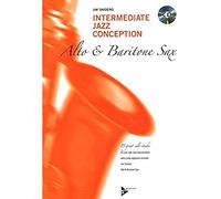 Intermediate Jazz Conception for Alto Sax - 15 great solo etudes - alto saxophone - method with audio download - [Language: English & German] - (ADV 14780)