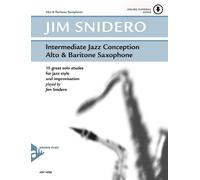 Intermediate Jazz Conception for Alto Sax by Jim Snidero (English) Paperback Boo