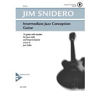 Intermediate Jazz Conception Guitar guitar Jim Snidero advance mu