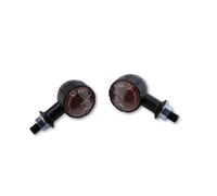 HIGHSIDER Smart Arizona Bulb Mini Indicator Body Black / Lens Orange (Pair), Front & Rear, yellow