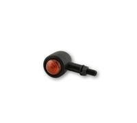 HIGHSIDER Smart Old School Typ 1 Bulb Indicator Body Black / Lens Orange (Pair), Front & Rear, black