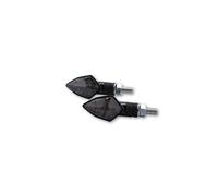 HIGHSIDER Smart Rock LED Indicator Body Carbon / Lens Smoked (Pair), Front & Rear