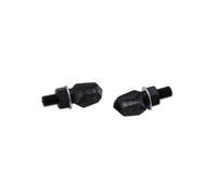 HIGHSIDER Smart Tiny LED Indicator Body Black / Lens Smoked (Pair), Rear, transparent