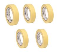 INTERMIX SUPPLIES ARI Masking Tape, Yellow Painter’s Sleeve Tape, Wide, Waterproof & Heat-Resistant Tape Rolls for Painting, Colour Separation, Crafts & Renovation, High Adhesion (5, 48 mm x 50 m)