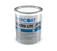 INTERMIX SUPPLIES EZ EVERCOAT Body Filler 131024 - Ultra Easy Sanding & Smooth Spreading, 3L - Ideal for Large Repairs, Excellent Vertical Hold, Compatible with Plastic & Metal, Grey