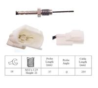 Intermotor Exhaust Gas Temp Sensor Square 372 mm Compatible With Nissan Navara NP300 2005-2024 27235 LXT238