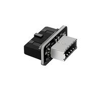 Internal 19-pin male (USB 3.0) to USB 3.1 Type-E 20-pin Key A, (180°)