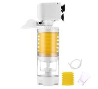 Internal Aquarium Filter - 100Ltr Tank Enhanced Oxygenation Filter | Biochemical Sponge Fish Tank F́ilter, Fish Ţ Vacuum F̀ilter, Adjustable Oxygenate Quiet Design Fishtopia F́̃ílter