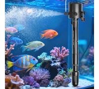 Internal Aquarium Filter for Tall Deep Tanks, 18" 210 GPH Submersible Fish Tank Filter with Sponge Filtration, Quiet Strong Flow for 40-120 Gallon Aquariums