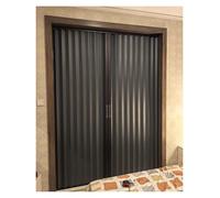 Internal Bathroom Accordion Door with Lock, Aluminum Temporary Room Divider, Heavy Duty Multifold Space-saving Interior Door for Entryway