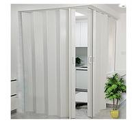 Internal Bifold Sliding Door with Top Rail for Space-Saving Solutions in Closets, Showers, and Commercial Spaces