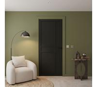 Internal Black Laminate Crittal Door - Pre-Finished - 1981 x 686 x 35mm - Milton - XL Joinery