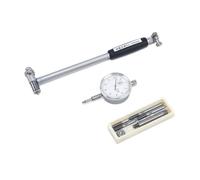 Internal bore dial gauge Dial Bore Gauge Inner Diameter Gauge Measuring Rod Micrometer Gauge Measuring Tool Hole Bore Dial Indicator Set 15-35-50-160mm(18-35mm Red Dial)