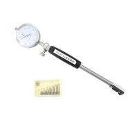 Internal bore dial gauge Dial Bore Gauge Inner Diameter Gauge Measuring Rod Micrometer Gauge Measuring Tool Hole Bore Dial Indicator Set 15-35-50-160mm(18-35mm Black Dial)