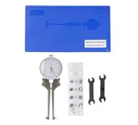 Internal Dial Caliper 30-62mm | 8 Interchangeable Heads with 0.01mm Reading | Aluminum Alloy Measurement Tool for Inner Holes/Grooves/Diameters | ±0.02mm Error, 75mm Depth