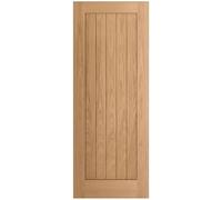 Internal Door Oak Veneer Cottage Style Unfinished - 1981 x 686mm