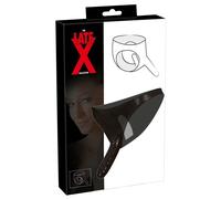 The Latex Collection Women's 29502351101 Latex Briefs with 2 Dildos S/L, Black (Nero 001), One Size