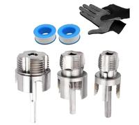 Internal External Threading Kit for PVC Pipe 1/2in 3/4in 1in Dual Function