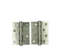 Internal Iron Ball Bearing Butt Hinges 100mm / 4" in Various Finishes (Satin Nickel)