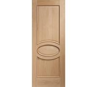 Internal Oak 2-Panel Door - Unfinished - 1981 x 686 x 35mm - Calabria - XL Joinery