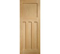 Internal Oak DX FD30 Fire Door - Pre-Finished - 2040 x 726 x 44mm - DX - XL Joinery