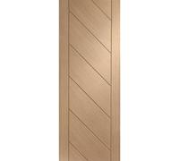 Internal Oak FD30 Fire Door - Unfinished - 1981 x 762 x 44mm - Monza - XL Joinery