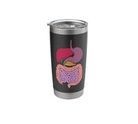 Internal Organs Digestive System Stomach Gut Anatomy Diagram Stainless Steel Insulated Tumbler