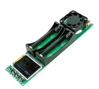 Internal Resistance Battery Tester with Dual Channel Operation, Programmable Auto Charge Discharge, Power Supply and Active Cooling Fan for Reliable Testing