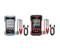 Internal Resistance Tester, ±120V 500Ω Battery Meter with 4-Wire Kelvin Test, Auto Range, Backlit LCD & LED Light for Acid Li-ion NiCd Cells, Silver IR500 Model