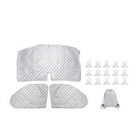 Internal Thermal Blind Window Cover Set Sunshade Windscreen Protection Windshield Sunshade Set 3PCS Universal Windscreen Shade