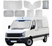 Internal Thermal Windscreen Covers for Mercedes Sprinter LWB 2006-2019, for VW Crafter LWB, Window Front Screen Cover, Car Windshield Cover, Summer UV Sun Blind for VW Campervans Motorhome
