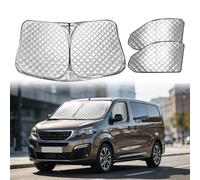 Internal Thermal Windscreen Covers for Vauxhall Vivaro 2019-2025, 3PCS Windscreen Sun Shade UV-Proof Blind Set Foldable Front Window Screen Cover, Internal Blackout Privacy for Opel Vivaro
