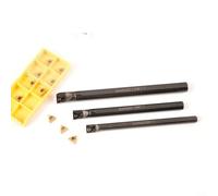 Internal Thread Turning Tool Holder Set Metric Boring Bar Kit 8mm 10mm 12mm for 11IR AG60 Inserts, SNR0008K11 SNR0010K11 SNR0012M11 Boring Bars with 10 Carbide Blades
